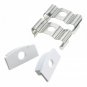30/50cm U/V/YW Style Aluminium Milk Cover Rigid Channel Holder For LED Strip Bar