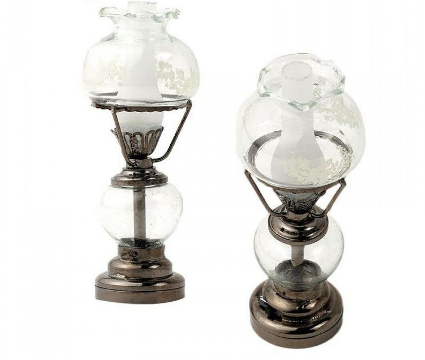 1:12 Dollhouse Accessories Miniature Light Desk Table LED Light Lamp Black