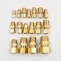 2pcs Brass Compression Fitting Reducing Connector 1/8 3/16 1/4 5/16 3/8 1/2 5/8