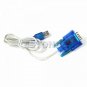 RS232 DB9 Male Adapter To USB 9 Pin Serial Cable W/ Driver CD Support Windows 10