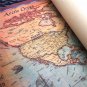 Vintage World Map Wall Sticker Retro Poster Living Room Art Crafts World Maps
