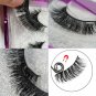 New Magnetic 3D Mink Hair Magnetic False Eyelashes Soft Think Black 4Pcs/Set