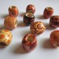 Free Shipping 20Pcs/Lot Hair Braid Dread Dreadlock Wooden Bead Cuff Clip Approx