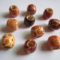Free Shipping 20Pcs/Lot Hair Braid Dread Dreadlock Wooden Bead Cuff Clip Approx