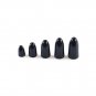 1PC Tungsten Worm Water Droplets Sinker Flipping Weight Black Bullet Bass New
