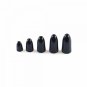 1PC Tungsten Worm Water Droplets Sinker Flipping Weight Black Bullet Bass New