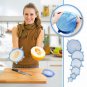 Silicon Stretch Lids Reusable Food 6 Pack Covers Cover 6pcs Durable Kitchen Tool