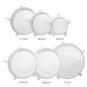 Silicon Stretch Lids Reusable Food 6 Pack Covers Cover 6pcs Durable Kitchen Tool