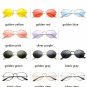 Brand Designer Women Round Sunglasses Men Fashion Vintage Metal Frame Ocean Sun