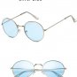 Brand Designer Women Round Sunglasses Men Fashion Vintage Metal Frame Ocean Sun