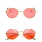 Brand Designer Women Round Sunglasses Men Fashion Vintage Metal Frame Ocean Sun
