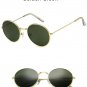 Brand Designer Women Round Sunglasses Men Fashion Vintage Metal Frame Ocean Sun