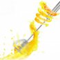 1PC Stainless Steel Manual Self Turning Whisk Frother Easy Blender And Mixer New