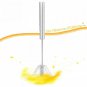 1PC Stainless Steel Manual Self Turning Whisk Frother Easy Blender And Mixer New