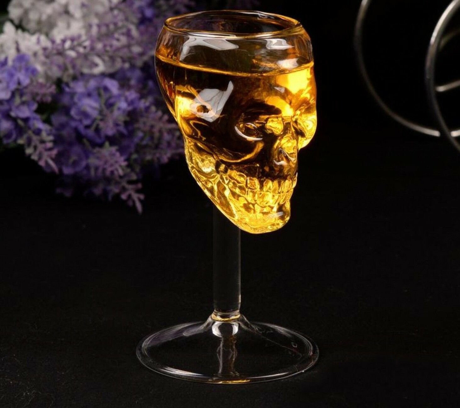 55ml Skull Glass Glass Head Vodka Whiskey Wine Glass Cup Home Gift Artware