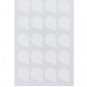 100Pcs Eyelash Extension Glue Plate Pads Pallet Sticker Film - 2.5cm
