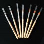 7 Size Painting Drawing Paint Brush Pen Acrylic UV Gel Polish Builder DIY Flat