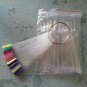 False Nail Tips Color Card Transparent White Buckle Ring Practice Display #12
