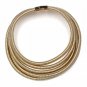 7 Colors Statement Chic Coils Magnet Choker Necklace Multilayer Coiled Rope