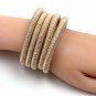 7 Colors Statement Chic Coils Magnet Choker Necklace Multilayer Coiled Rope