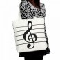 1Pcs New Large High Quality Women Girls Canvas Musical Shopping Shoulder Bag