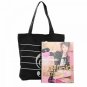 1Pcs New Large High Quality Women Girls Canvas Musical Shopping Shoulder Bag
