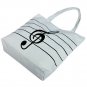 1Pcs New Large High Quality Women Girls Canvas Musical Shopping Shoulder Bag
