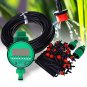 Micro Drip Irrigation System 25M Plant Self Automatic Watering Hose Timer Garden