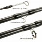 Carbon Fly Fishing Rod 9Ft 2.7M 4 Section Line Wt 5 Soft Cork Handle Detachable