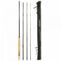 Carbon Fly Fishing Rod 9Ft 2.7M 4 Section Line Wt 5 Soft Cork Handle Detachable