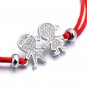 Pipitree CZ Zircon Boys And Girls Charm Bracelet For Lovers Women Adjustable New
