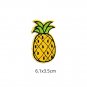 17pcs/Set Embroidery Patches Fruit Flower Shaped Sew On Iron On Badges Sewing