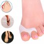 1Pair Silica Gel Bone Thumb Beetle-crusher Corrector Toe Separators New Best