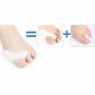1Pair Silica Gel Bone Thumb Beetle-crusher Corrector Toe Separators New Best