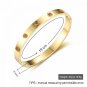 Screw Bracelets For Women Lover Stainless Steel Bracelets & Bangles Crystal Gold
