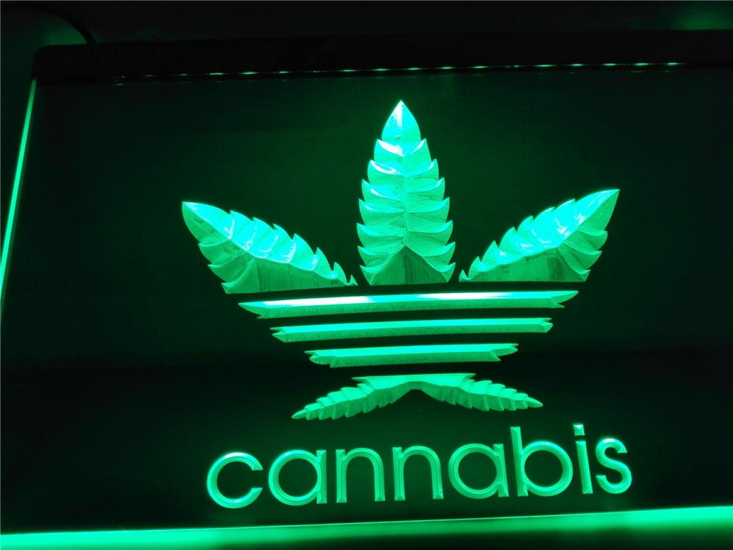 Cannabis Weed Hemp Weed High Life NEW Light Sign Home Decor Crafts Club Pub Bar