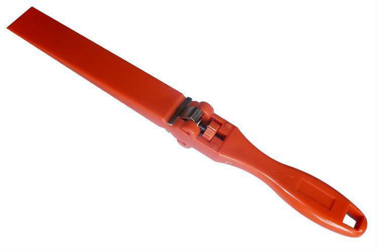Sandpaper Ruler Sand Stick Clip Polished Rod Polishing Grinding New Plastic Tool