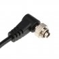 3.5mm Professional Spring Flash Sync Cable Cord With Screw Lock To Male Flash PC
