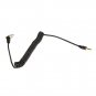 3.5mm Professional Spring Flash Sync Cable Cord With Screw Lock To Male Flash PC