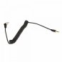 3.5mm Professional Spring Flash Sync Cable Cord With Screw Lock To Male Flash PC