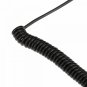 3.5mm Professional Spring Flash Sync Cable Cord With Screw Lock To Male Flash PC