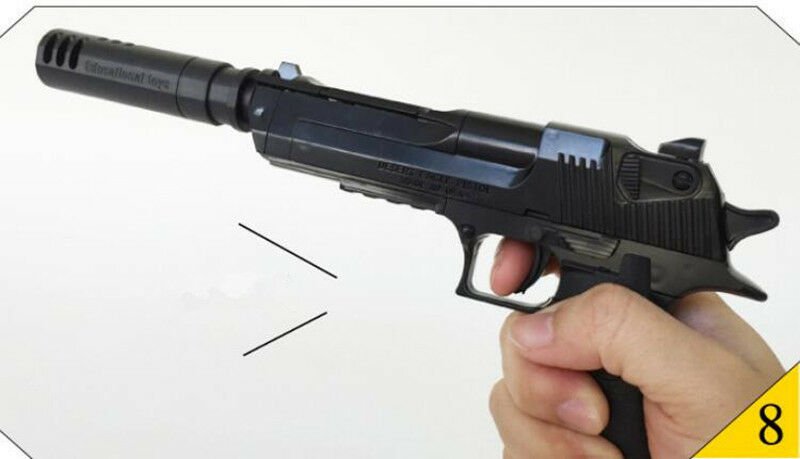 Cool Kids Block Gun Toys Desert Eagle Children Toy Gun Educational Toys 43 Pcs