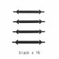 16Pcs/Lot New No Tie Silicone Shoe Laces Creative Shoelaces For Unisex Women Run