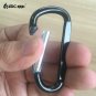 Black Aluminum Keychain Hiking Accessory Carabiner Snap Camping Bag Hook Hanger