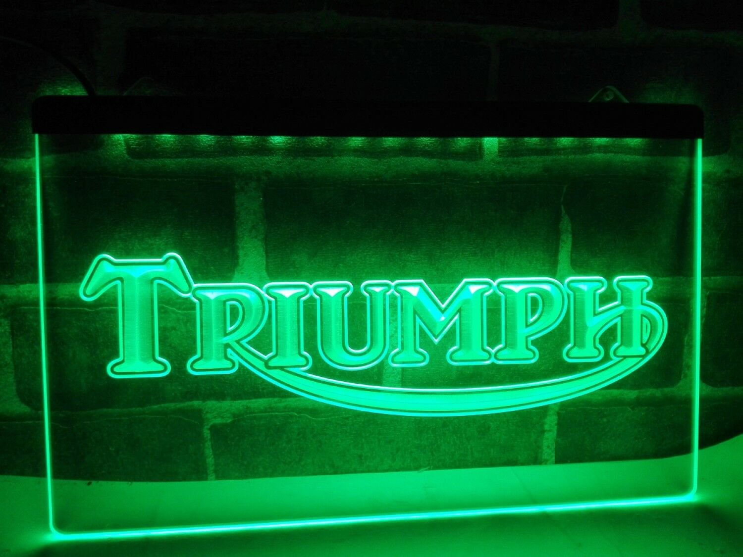 Triumph Motorcycles Services Repairs Neon Sign Home Decor Crafts Pub Bar Signs