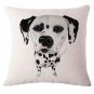 Cute Animals Pet Dog Pattern Cushion Cover For Sofa Home Decor Almofadas 45X45cm