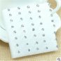 Wholesale 20Pairs /pack Fashion Multicolor Round Rhinestone Crystal Plastic