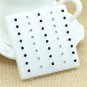Wholesale 20Pairs /pack Fashion Multicolor Round Rhinestone Crystal Plastic