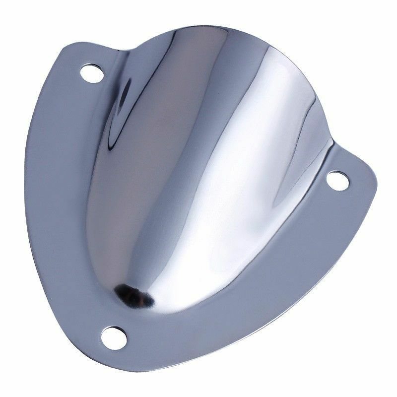 Boat Stainless Steel Clam Shell Midget Vent Hose Cable Cover Marine Yacht New