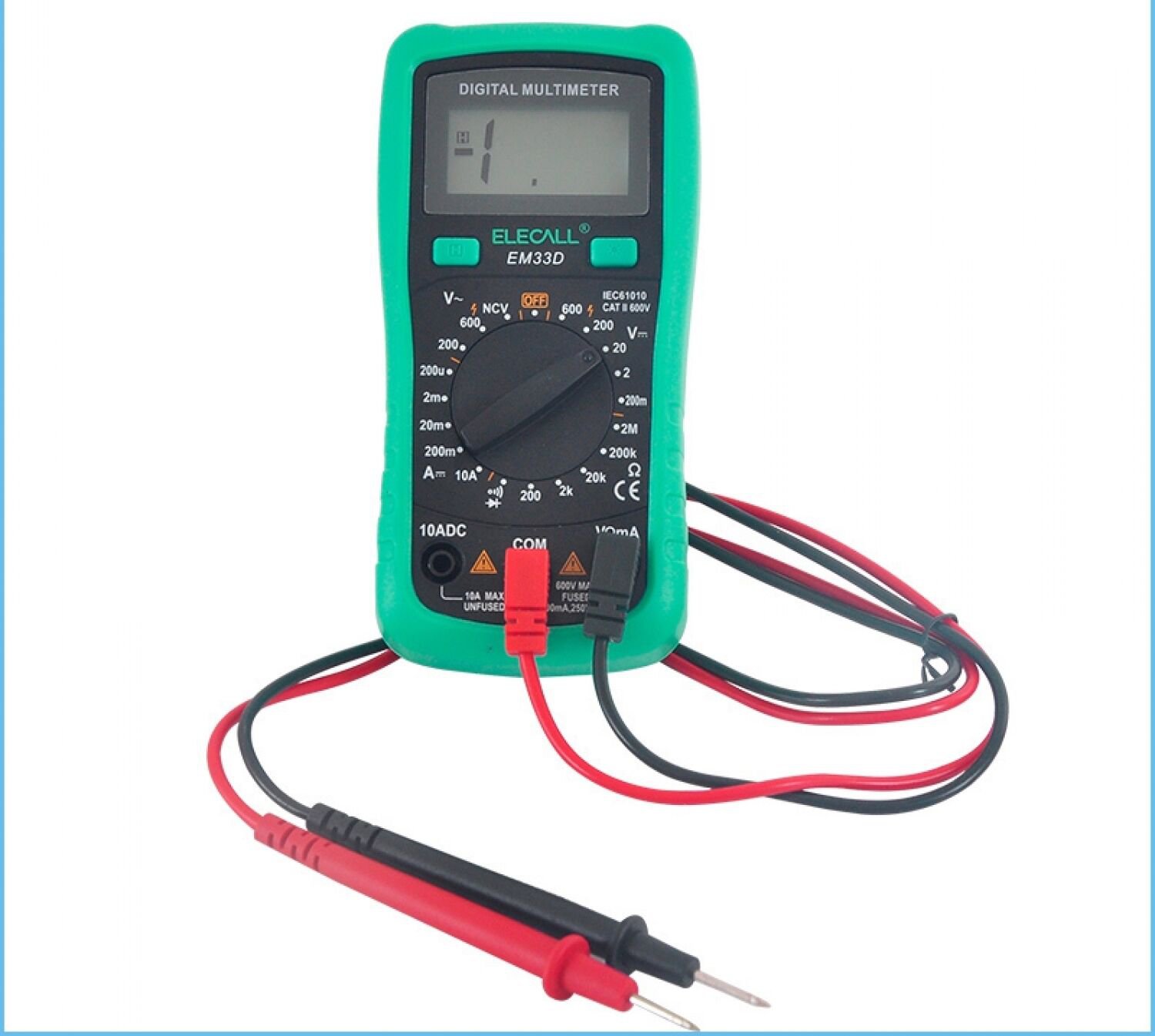 Digital Multimeter Diagnostic Tool AC/DC1999 Voltage Detection Overload Protect